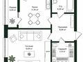 1-комнатная квартира · 44.4 м² · 9/9 этаж, Улы Дала 36 за 27.5 млн ₸ в Астане, Нура р-н