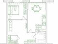 1-комнатная квартира · 44.4 м² · 9/9 этаж, Улы Дала 36 за 27.5 млн ₸ в Астане, Нура р-н — фото 3
