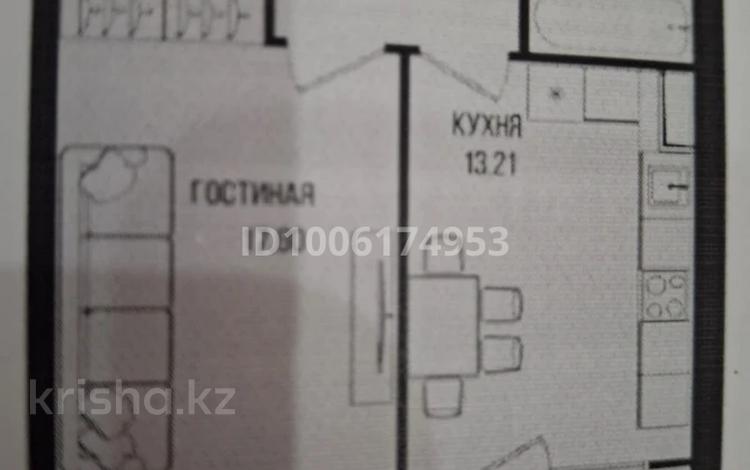 1-комнатная квартира · 43 м² · 4/12 этаж, Улица Ермек Серкебаев 49 за 23.2 млн 〒 в Астане, Нура р-н — фото 2