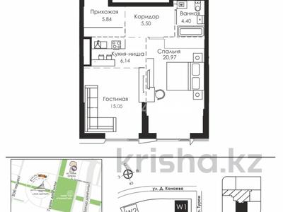 2-бөлмелі пәтер · 57.9 м² · 12/19 қабат, Пр. Туран, около ТРЦ Хан Шатыр, бағасы: ~ 63.1 млн ₸ в Астане