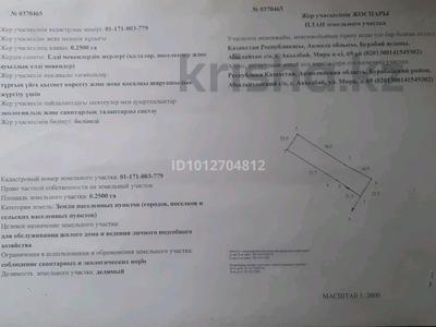 Участок · 25 соток, Кенесары хана 69 — Дороги за 7 млн ₸ в 