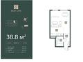 1-бөлмелі пәтер · 38.8 м² · 2/6 қабат, Ахметова, бағасы: 20 млн ₸ в Алматинской обл., Талгарский р-н — фото 7
