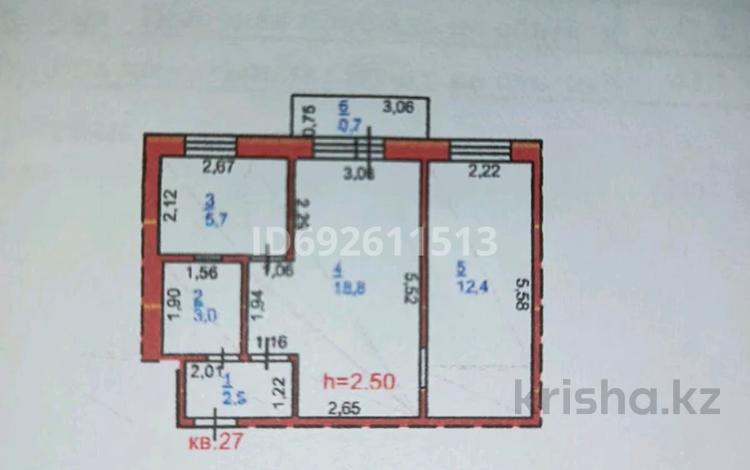 2-комнатная квартира, 43 м², 4/5 этаж, Машхур Жусуп 29 за 8.6 млн 〒 в Экибастузе — фото 2