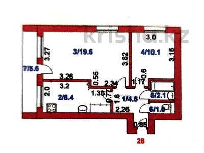 2-бөлмелі пәтер, 49 м², 4/12 қабат, 3 микрорайон 21 — ТЦ Казахстан, ДК Горняк, гостиница Степногорск, бағасы: 10 млн 〒