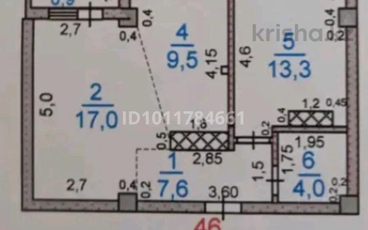 2-комнатная квартира · 52 м² · 8/9 этаж, Нұрсәт-2 ш.а. 20 за 23 млн ₸ в Шымкенте, Каратауский р-н — фото 2