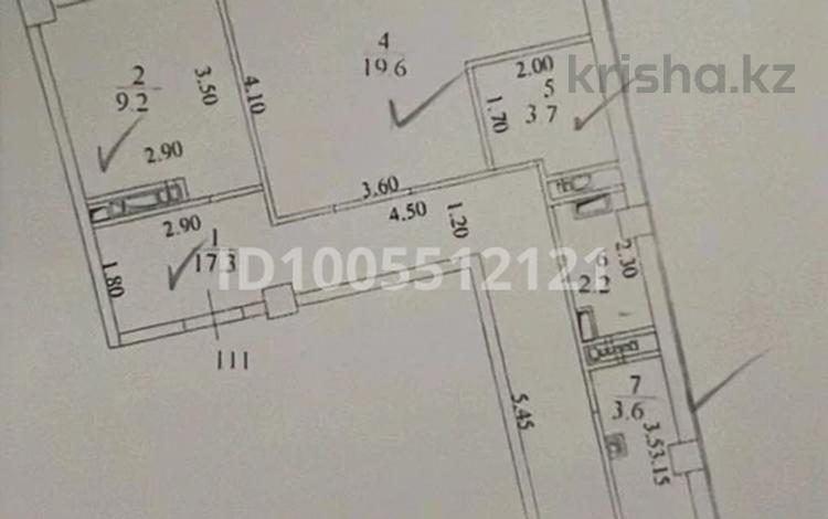2-комнатная квартира · 77.1 м² · 3/7 этаж, 33-й мкр 7 за 18 млн ₸ в Актау — фото 2