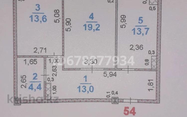 2-комнатная квартира, 63.9 м², 5/9 этаж, мкр Нуртас, Мкр.Нуртас 2 за 22 млн 〒 в Шымкенте, Каратауский р-н — фото 2