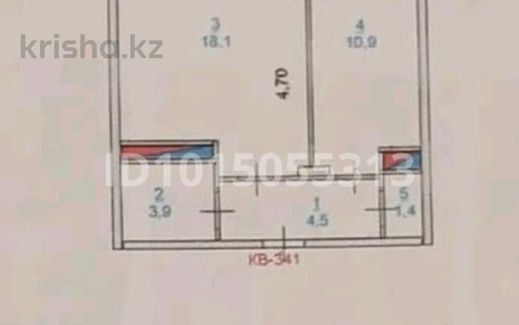 1-комнатная квартира · 41 м² · 2/12 этаж, Тлендиева 15/1 за 20.5 млн ₸ в Астане, Сарыарка р-н — фото 2