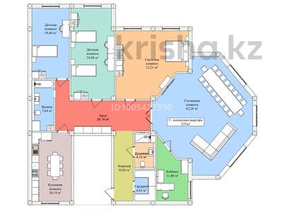 5-комнатная квартира · 225 м² · 4/4 этаж, Санкибай батыра 253 за 48 млн 〒 в Актобе