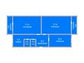 3-комнатная квартира · 62.6 м² · 3/5 этаж, Г. Каирбекова 381 за 24.5 млн ₸ в Костанае — фото 2