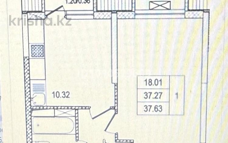 1-комнатная квартира · 37.63 м² · 4/4 этаж, Рахымбаева 47 за 17 млн 〒 в  — фото 8