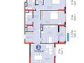 3-комнатная квартира · 117.85 м² · 8 этаж, Турар Рыскулов 3 — ПАРКИНГ В ЦЕНЕ! за 127 млн ₸ в Астане, Есильский р-н — фото 3