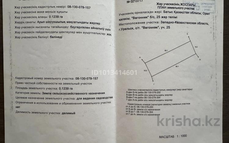 Дача · 1 комната · 10 м² · 12 сот., мкр Омега, Вашонник — Садовое общество вагонник за 100 000 ₸ в Уральске — фото 2