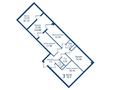 3-комнатная квартира · 85.95 м², ​Микрорайон Оазис, участок 44 за ~ 27.6 млн ₸ в Караганде — фото 3