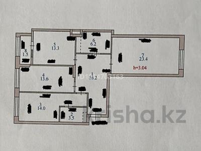 3-комнатная квартира · 92 м² · 6/17 этаж, Туран 44Б — Орынбор за 75 млн ₸ в Астане, Есильский р-н