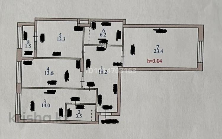 3-комнатная квартира · 92 м² · 6/17 этаж, Туран 44Б — Орынбор за 75 млн ₸ в Астане, Есильский р-н — фото 2