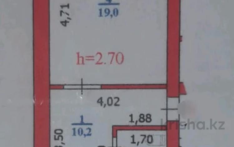 1-бөлмелі пәтер, 44 м², 3/5 қабат, Монкеулы 81, бағасы: 13.3 млн 〒 в Уральске — фото 2