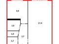 1-комнатная квартира · 35 м² · 2/5 этаж, Пришахтинск, 22й микрорайон за 9.5 млн ₸ в Караганде, Алихана Бокейханова р-н — фото 8