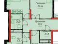 3-комнатная квартира · 102.6 м² · 7 этаж, Бухар жырау 12/2, 12/3 за 67.3 млн ₸ в Астане, Есильский р-н