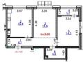 2-бөлмелі пәтер · 60 м² · 6/6 қабат, Микрорайон Гажайып 31, бағасы: 41 млн ₸ в Алматы, Алатауский р-н