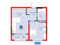 1-комнатная квартира · 40.21 м², мкр Дарабоз, Бауыржана Момышулы 11/12а за ~ 33.5 млн ₸ в Алматы, Алатауский р-н — фото 3