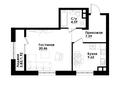 1-комнатная квартира · 43.4 м² · 3/9 этаж, Симферопольская 1/2 — Cулейменова за 42.5 млн ₸ в Алматы, Ауэзовский р-н — фото 26