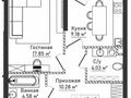 1-бөлмелі пәтер, 47.45 м², 1/9 қабат, 118 — Егизбаева Собственник, бағасы: 47 млн 〒 в Алматы, Бостандыкский р-н