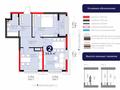 2-комнатная квартира · 60 м² · 2/17 этаж, Е 908 23 — ‼️САМАЯ НИЗКАЯ ЦЕНА‼️КОМФОРТ БЛОК‼️3 МЕТРА ПОТОЛКИ за 33 млн ₸ в Астане, Нура р-н