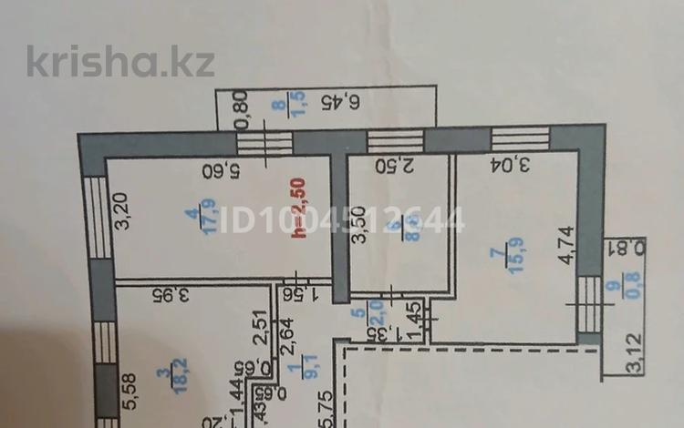 4-комнатная квартира · 72 м² · 3/9 этаж, П.корчагина 88 — Корчагина, комсомольский за 19 млн ₸ в Рудном — фото 2