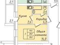 1-бөлмелі пәтер · 30.9 м² · 1/5 қабат, Промышленная 40, бағасы: 12.9 млн ₸ в Костанае — фото 3