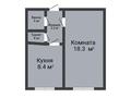 1-комнатная квартира · 34 м² · 4/6 этаж, Баймагамбетова 3/2 за 15.5 млн ₸ в Костанае — фото 2
