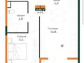 2-комнатная квартира · 45 м² · 1/6 этаж, Халиуллина 196/17 за 27 млн ₸ в Алматы, Медеуский р-н