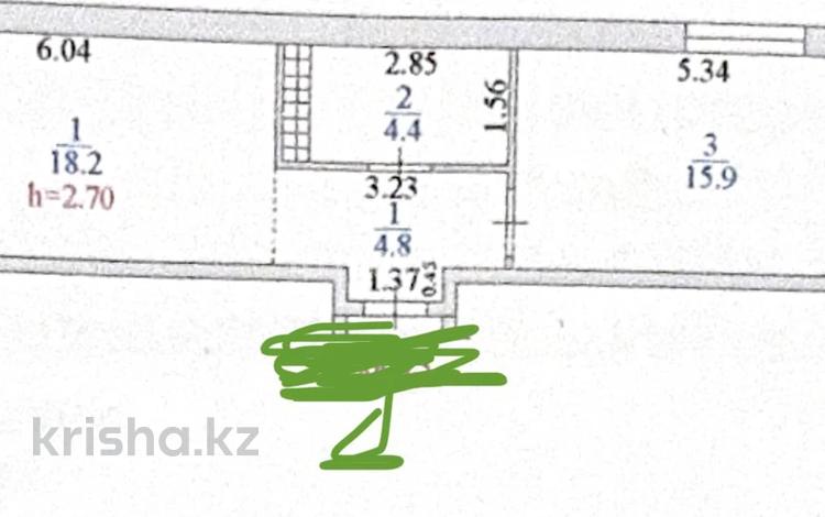2-бөлмелі пәтер · 43.3 м² · 5/9 қабат, мкр Шугыла 340/46 — Улыгбека Бульвар, бағасы: 32 млн ₸ в Алматы, Наурызбайский р-н — фото 4