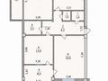 3-комнатная квартира · 85 м² · 2/5 этаж, Пушкина 100 за 88 млн ₸ в Алматы, Медеуский р-н — фото 9