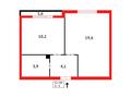 2-бөлмелі пәтер · 39.4 м² · 2/9 қабат, Абая — Жубанова, бағасы: 28 млн ₸ в Астане, р-н Байконур — фото 12