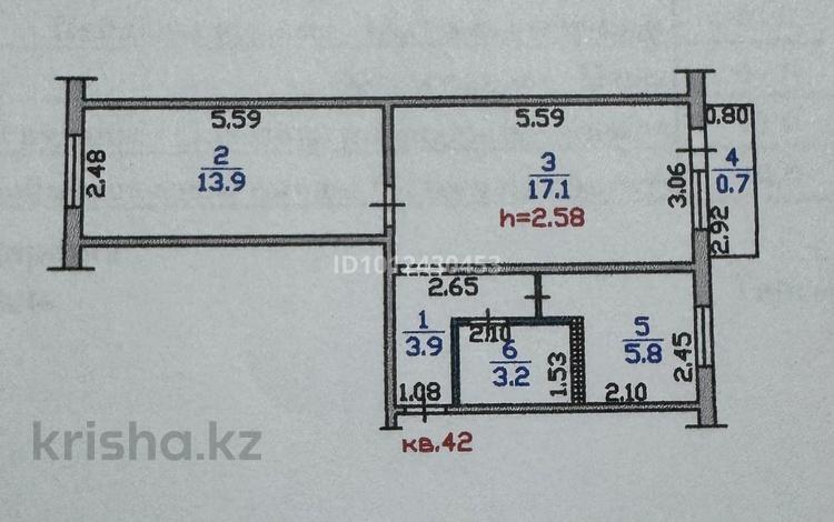 2-комнатная квартира · 44.6 м² · 3/4 этаж, мкр Алмагуль, Байкадамова — Байкадамова-Кекилбайулы за 35 млн ₸ в Алматы, Бостандыкский р-н — фото 16