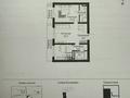 2-бөлмелі пәтер · 71.2 м² · 9/9 қабат, Розыбакиева — Байкадамова, бағасы: 95 млн ₸ в Алматы, Бостандыкский р-н