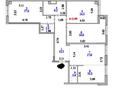 4-комнатная квартира · 100 м² · 3/9 этаж, Байтурсынова 10/2 — Жумабаева за 79.9 млн ₸ в Астане, Алматы р-н — фото 20