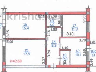 3-комнатная квартира · 73 м² · 4/5 этаж, Гагарина 159а за 53 млн ₸ в Алматы, Бостандыкский р-н