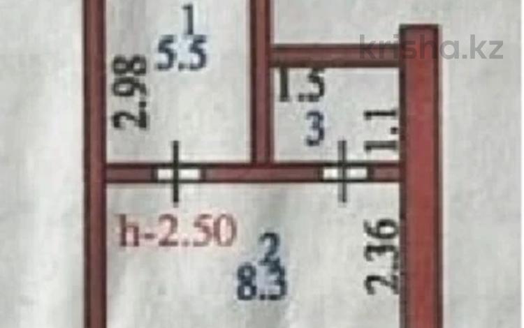 1-бөлмелі пәтер · 17.2 м² · 5/5 қабат, Горького, бағасы: 6.2 млн ₸ в Петропавловске — фото 2