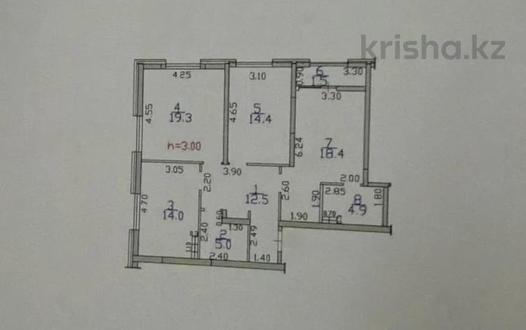 3-комнатная квартира · 88 м² · 3/9 этаж, Симферопольская 1/1 за 75 млн ₸ в Алматы, Ауэзовский р-н — фото 2