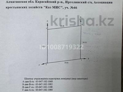 Жер телімі · 4 сотық, Алматы, бағасы: 18.5 млн ₸