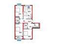 4-бөлмелі пәтер · 114.19 м², мкр Дарабоз, Бауыржана Момышулы 11/12а, бағасы: ~ 84.6 млн ₸ в Алматы, Алатауский р-н — фото 3