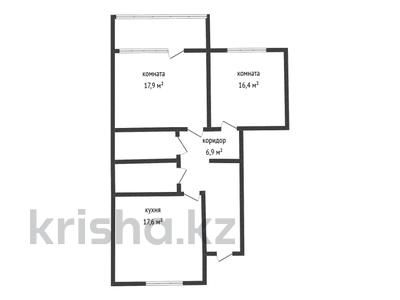 3-бөлмелі пәтер · 80.2 м² · 9/9 қабат, Каирбекова 83, бағасы: ~ 36.1 млн ₸ в Костанае