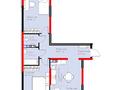 3-комнатная квартира · 70 м² · 3/5 этаж, мкр Кайрат 135/11 — Микрорайон Кайрат, 135/11 блок 8 за 330 000 ₸ в Алматы, Турксибский р-н — фото 2