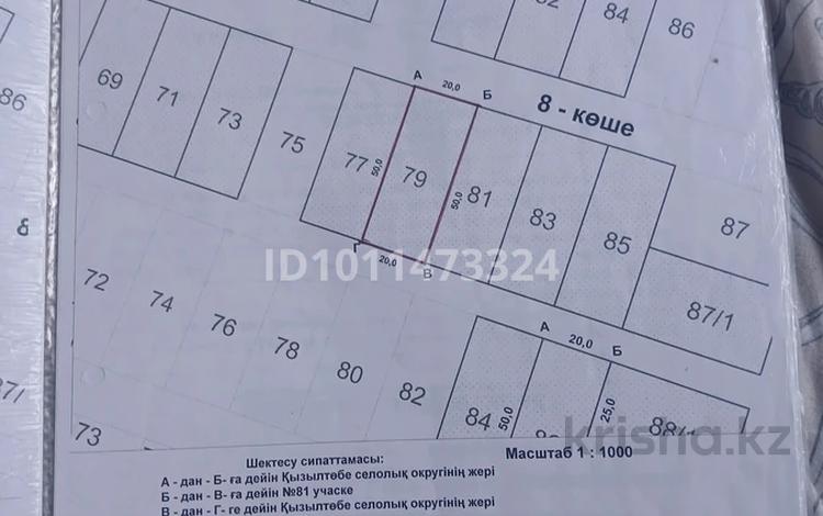 Жер телімі · 10 сотық, Шеркала 8 77 — Батыр Шеркала 8коше 77жане 79уй, бағасы: 2.8 млн ₸ — фото 2