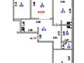 3-бөлмелі пәтер · 91.4 м² · 4/6 қабат, Халиулина 140/5, бағасы: 79.3 млн ₸ в Алматы, Медеуский р-н — фото 2
