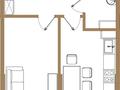 1-комнатная квартира · 41.8 м² · 5/6 этаж, мкр Кайрат 19 за ~ 22.9 млн ₸ в Алматы, Турксибский р-н — фото 2