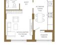 1-комнатная квартира · 47.85 м² · 3/12 этаж, Достык 8/2 — БЕЗ КОМИССИИ! за ~ 37.9 млн ₸ в Астане