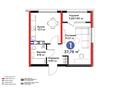 1-комнатная квартира · 37.76 м² · 5/6 этаж, мкр Дарабоз, Бауыржана Момышулы 11/12в за 32 млн ₸ в Алматы, Алатауский р-н